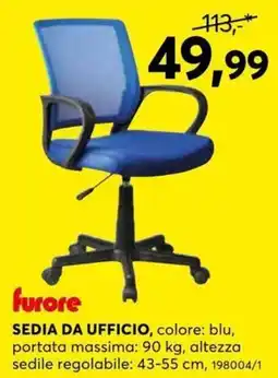 Dipo Arredamenti Sedia da ufficio Furore offerta