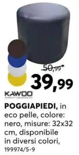 Dipo Arredamenti Poggiapiedi Kawoo offerta