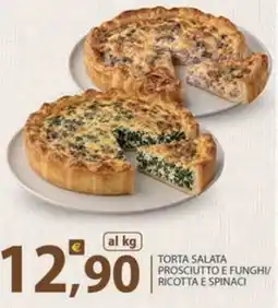 Supermercati Bruscoli Torta salata prosciutto e funghi/ricotta e spinaci offerta