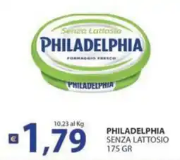 Supermercati Bruscoli Philadelphia senza lattosio offerta