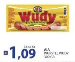 Supermercati Bruscoli AIA WURSTEL WUDY offerta
