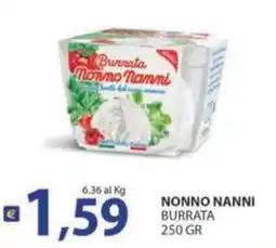Supermercati Bruscoli Burrata Nonno Nanni offerta