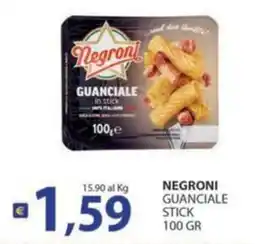 Supermercati Bruscoli Negroni guanciale stick offerta
