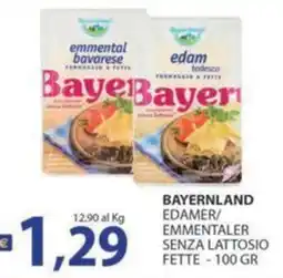 Supermercati Bruscoli Bayernland edamer/emmentaler senza lattosio offerta