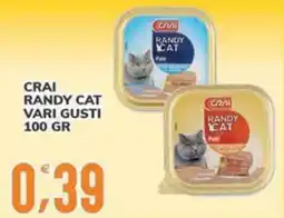 Supermercati Bruscoli Crai randy cat offerta