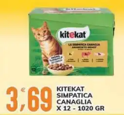 Supermercati Bruscoli Kitekat simpatica canaglia offerta