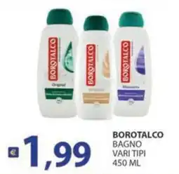 Supermercati Bruscoli Borotalco bagno offerta