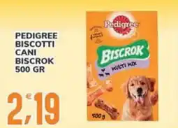 Supermercati Bruscoli Pedigree biscotti cani biscrok offerta