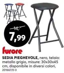 Dipo Arredamenti furore SEDIA PIEGHEVOLE offerta