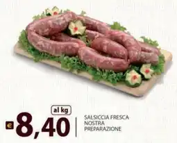 Supermercati Bruscoli Salsiccia fresca nostra preparazione offerta
