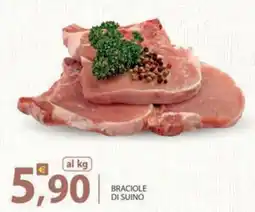 Supermercati Bruscoli Braciole di suino offerta