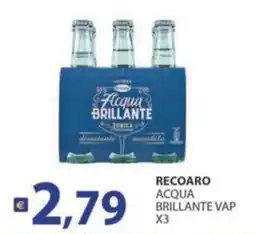 Supermercati Bruscoli Recoaro acqua brillante vap offerta