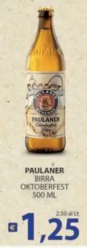 Supermercati Bruscoli Paulaner birra Oktoberfest offerta