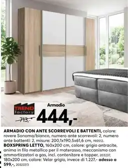 Dipo Arredamenti Armadio Trend Factory offerta