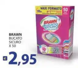 Supermercati Bruscoli Brawn bucato sicuro offerta