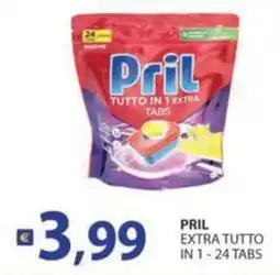 Supermercati Bruscoli Pril tutto in 1 extra tabs offerta