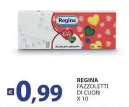 Supermercati Bruscoli Regina Fazzoletti di cuori offerta
