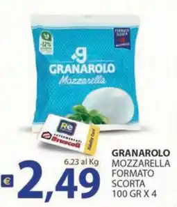 Supermercati Bruscoli Granarolo Mozzarella offerta