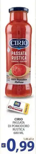 Supermercati Bruscoli Cirio passata di pomodoro rustica offerta