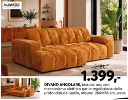 Dipo Arredamenti Kawoo divano angolare offerta