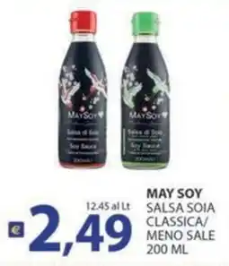 Supermercati Bruscoli May Soy salsa soia classica offerta