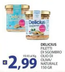 Supermercati Bruscoli Delicious filetti di sgombro offerta