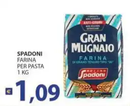 Supermercati Bruscoli Farina per pasta Spadoni offerta