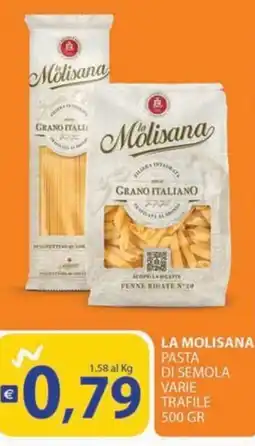 Supermercati Bruscoli La Molisana pasta di semola varie trafile offerta