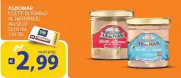 Supermercati Bruscoli AS do MAR Filetti di Tonno Al Naturale/All'Olio di Oliva offerta