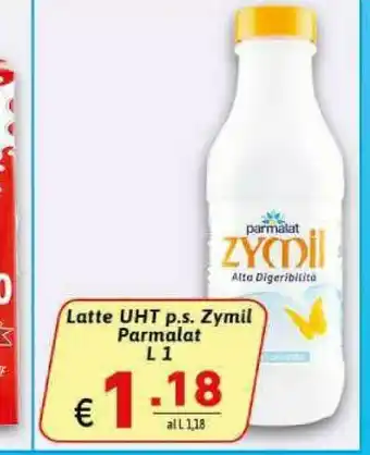 Zymil latte intero alta digeribilità senza lattosio uht 1000 g(ml)