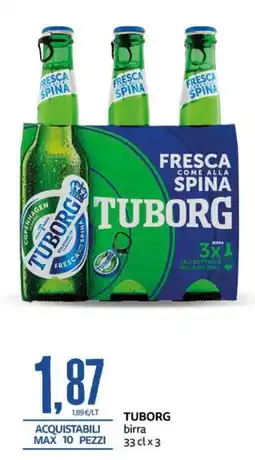 PRO7 Supermercati Tuborg birra offerta
