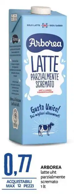 Arborea latte uht parzialmente scremato