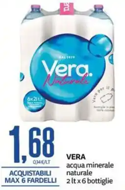 PRO7 Supermercati Vera acqua minerale naturale offerta