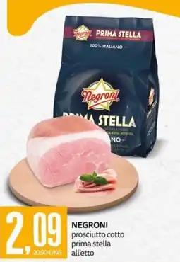 PRO7 Supermercati Negroni prosciutto cotto prima stella offerta