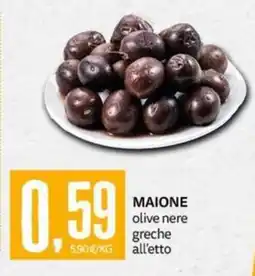 PRO7 Supermercati Maione olive nere greche offerta