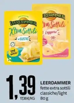 PRO7 Supermercati Leerdammer fette extra sottili classiche/light offerta
