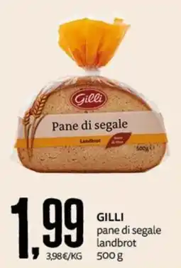 PRO7 Supermercati Gilli pane di segale offerta