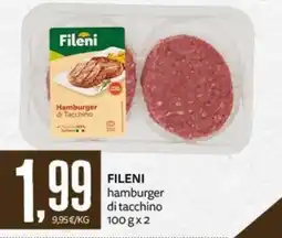 PRO7 Supermercati Fileni hamburger di tacchino offerta