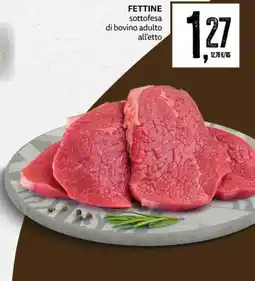 PRO7 Supermercati Fettine sottofesa di bovino adulto offerta