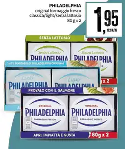 PRO7 Supermercati Philadelphia formaggio fresco offerta