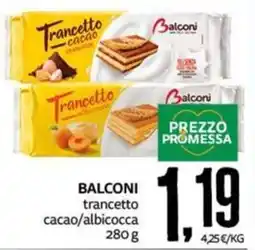 PRO7 Supermercati Balconi trancetto cacao/albicocca offerta