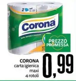 PRO7 Supermercati Corona carta igienica maxi offerta