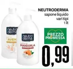 PRO7 Supermercati Neutroderma sapone liquido offerta