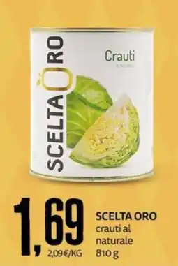 PRO7 Supermercati Scelta Oro crauti al naturale offerta