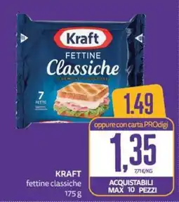PRO7 Supermercati Kraft fettine classiche offerta