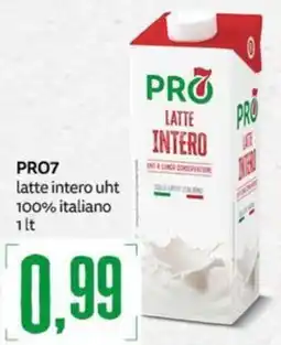PRO7 Supermercati PRO7 latte intero uht offerta
