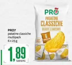 PRO7 Supermercati PRO7 patatine classiche offerta