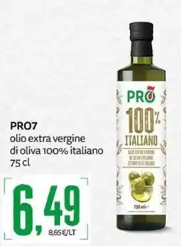 PRO7 Supermercati PRO7 olio extra vergine di oliva 100% italiano offerta
