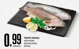 PRO7 Supermercati Trota iridea salmonata offerta