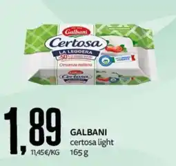 PRO7 Supermercati Galbani certosa light offerta
